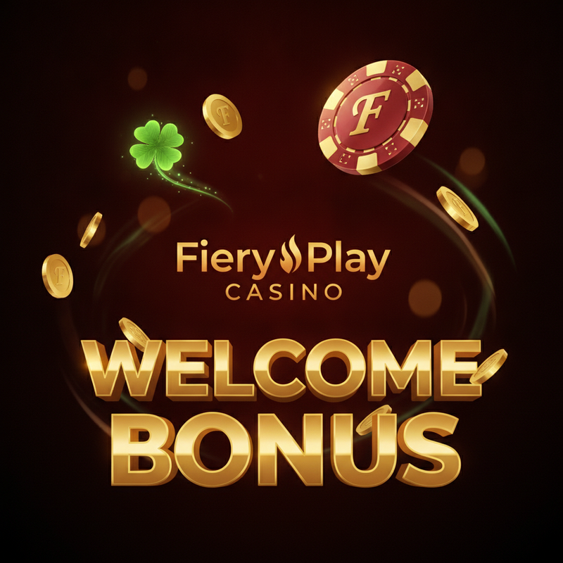 Fiery Play Casino Welcome Bonus: 100% up to A$500 + 50 Free Spins